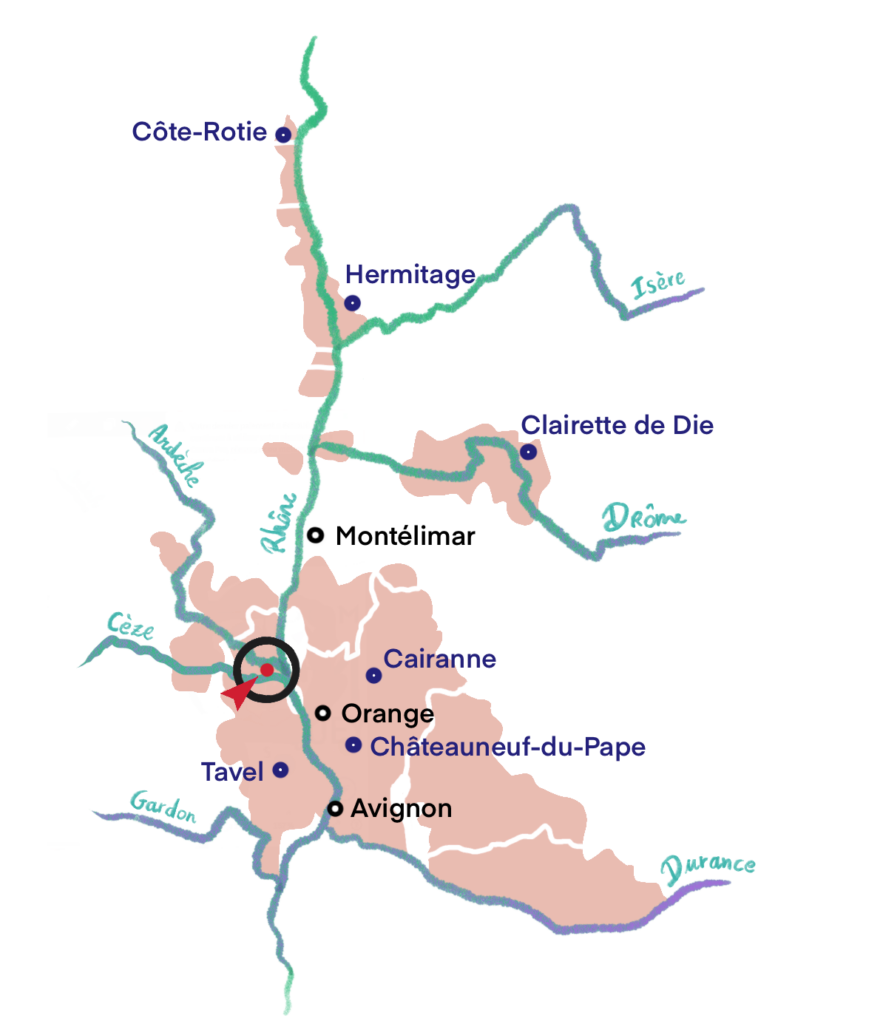 Vins bio grand cru appellation côtes du rhône vallée de la cèze ardèche